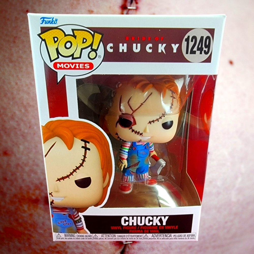 Chucky funko # 1249 (nib) with pop protector